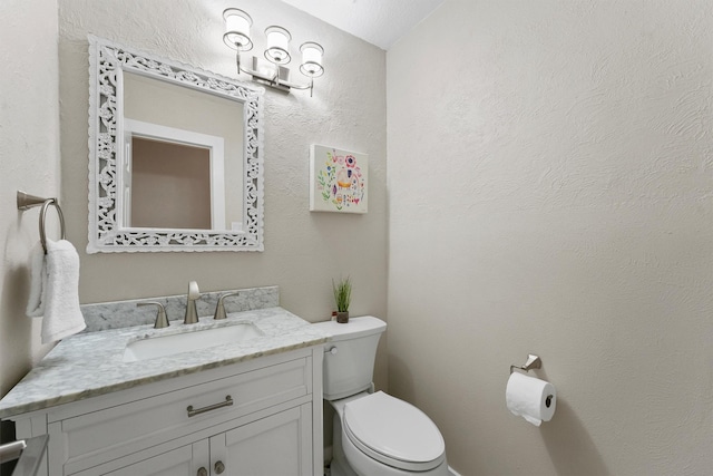 3715 Ember Spring Dr, Kingwood, TX 77339 - half bath featuring toilet and vanity