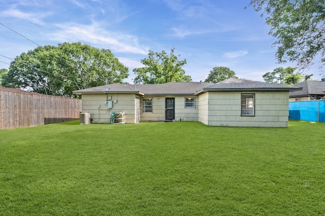 5532 Meadow Creek Ln, Houston, TX 77017 - back of property featuring a shingled roof