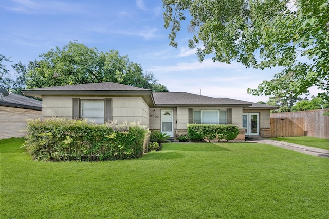 5532 Meadow Creek Ln, Houston, TX 77017 - view of front facade with roof with shingles