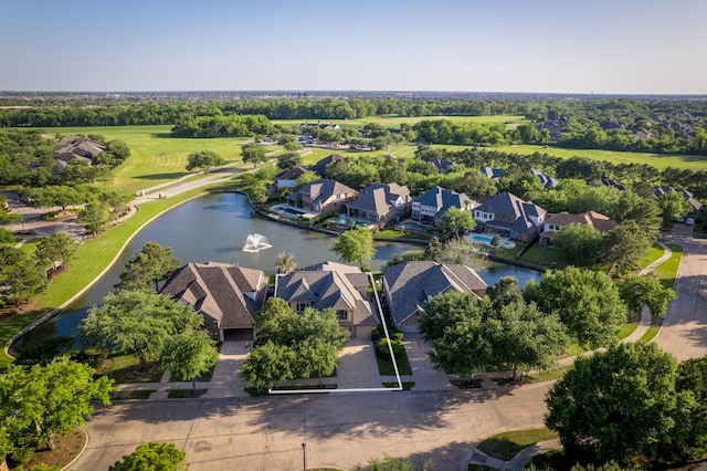 8411 Middle Canyon Rd, Katy, TX 77494 - aerial perspective of suburban area featuring a large body of water