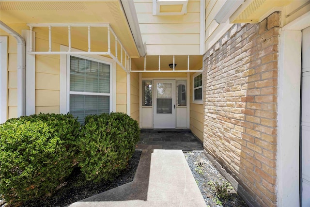 11510 Pagoda Dr, Houston, TX 77477 - view of exterior entry with brick siding