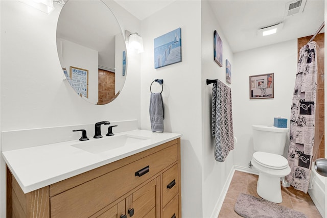 1860 White Oak Dr Unit 251, Houston, TX 77009 - bathroom with vanity and tile patterned flooring