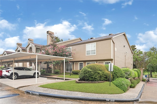 1860 White Oak Dr Unit 251, Houston, TX 77009 - view of front facade with covered parking