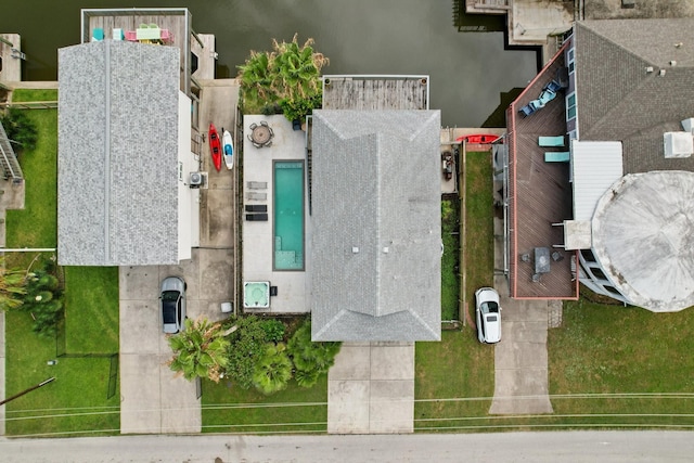 4004 Ector Dr, Galveston, TX 77554 - view from above of property