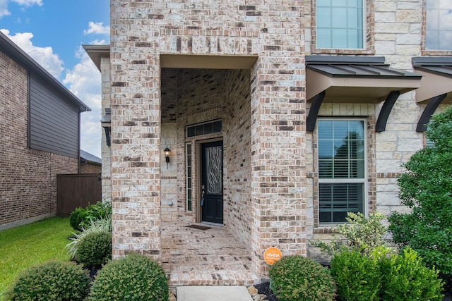 21207 Bradford Grove Dr, Spring, TX 77379 - doorway to property with stone siding