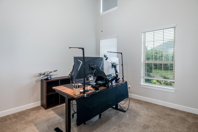 21207 Bradford Grove Dr, Spring, TX 77379 - office with light carpet and plenty of natural light