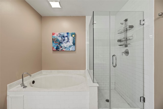 7615 Sandygate Ln, Houston, TX 77095 - full bathroom featuring a bath and a shower stall