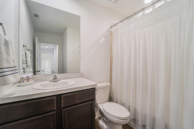 16862 Short Pines Dr, Conroe, TX 77302 - bathroom featuring vanity and shower / bath combo with shower curtain