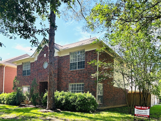 2802 Grants River Cir, Sugar Land, TX 77479 - view of side of property with brick siding