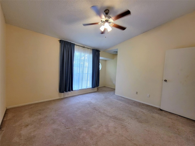 1515 Sandy Springs Rd Unit 1903, Houston, TX 77042 - empty room featuring ceiling fan, carpet, and a textured ceiling