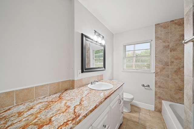 2931 Barksdale Dr, Houston, TX 77093 - bathroom with vanity and tile patterned flooring