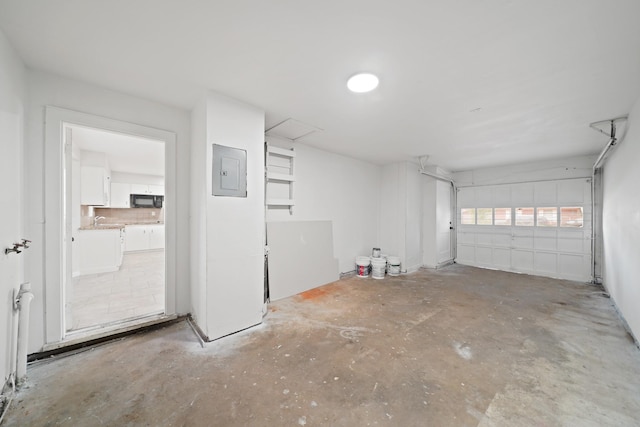 2931 Barksdale Dr, Houston, TX 77093 - garage featuring electric panel