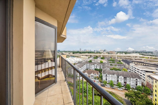 3350 Mccue Rd Unit 1504, Houston, TX 77056 - balcony with a city view