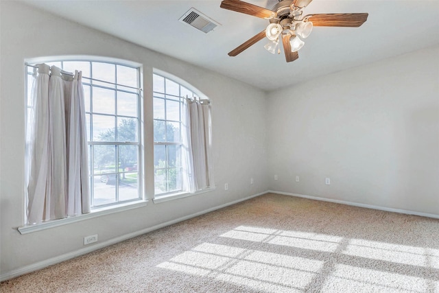 2961 Autumn Brook Ln, League City, TX 77573 - carpeted empty room featuring baseboards and ceiling fan