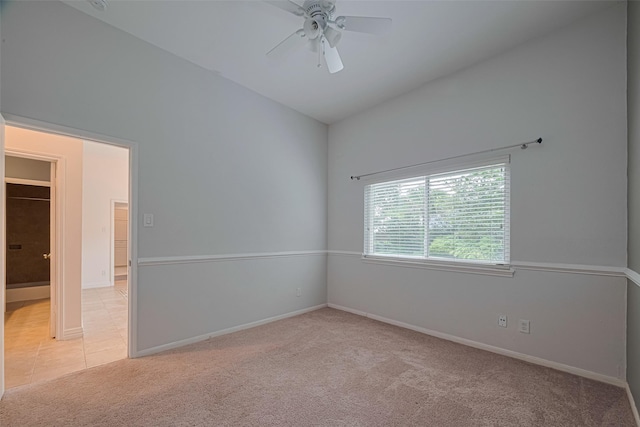 11914 Ashmead Dr, Houston, TX 77077 - spare room with light colored carpet and ceiling fan