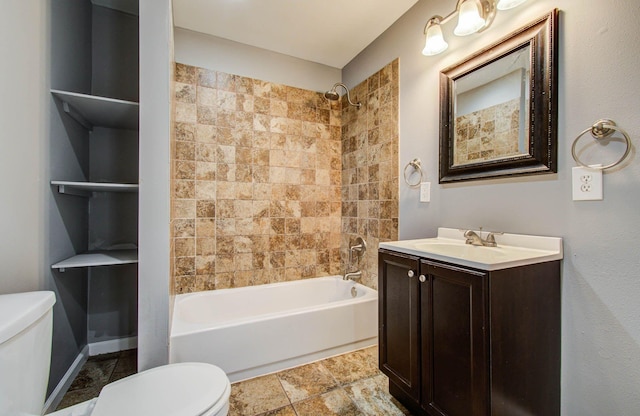 2516 Vaughn St, Houston, TX 77093 - full bathroom with shower / bathtub combination and vanity