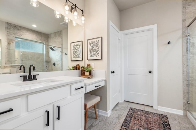 7906 Pershing Ave, Magnolia, TX 77354 - full bath featuring vanity and a stall shower