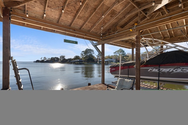 129 Lakeshore Dr, Onalaska, TX 77360 - dock area featuring a water view and boat lift