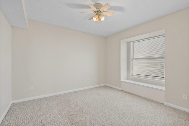 21315 Gulf Dr, Galveston, TX 77554 - empty room with carpet flooring and ceiling fan