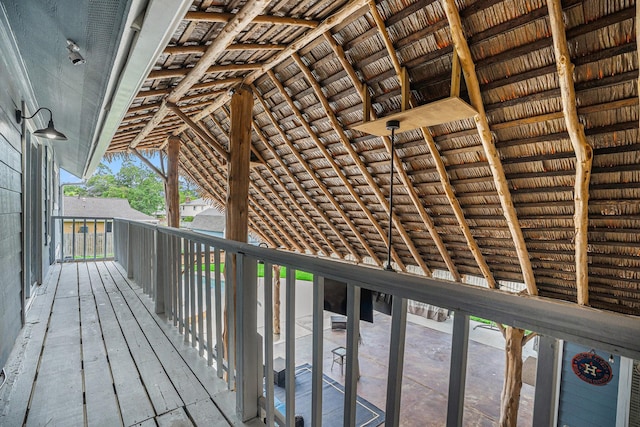 3014 Bayou Dr, La Porte, TX 77571 - view of wooden terrace