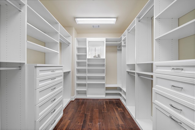 2924 Leeland St, Houston, TX 77003 - spacious closet featuring dark wood finished floors