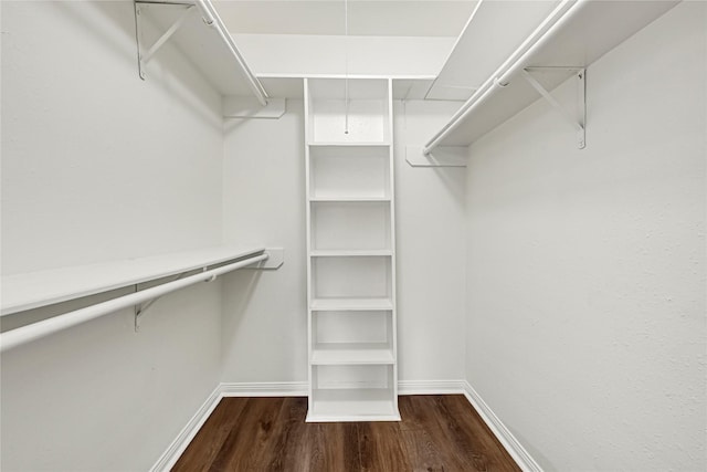 4005 Stoneybrook St, Baytown, TX 77521 - walk in closet featuring dark wood-style flooring