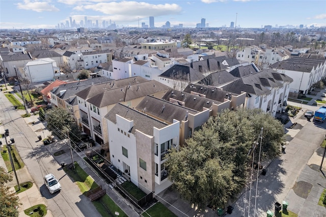 2310 Arabelle St, Houston, TX 77007 - drone / aerial view of city skyline