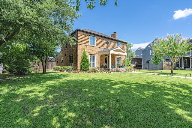 3217 Parkwood Dr, Houston, TX 77021 - view of front of home with brick siding and a chimney