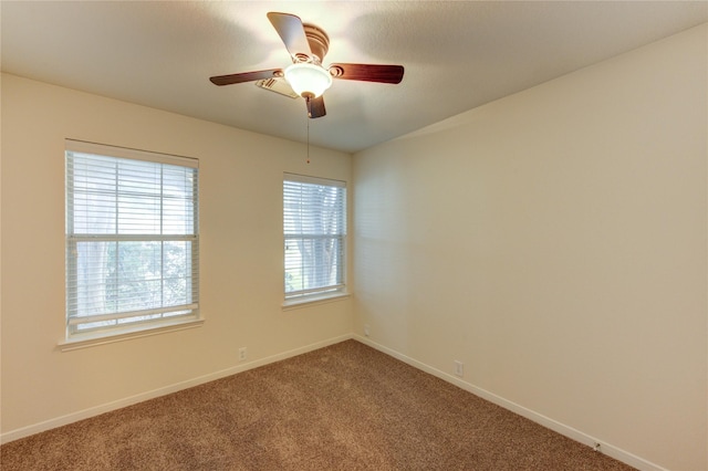 20218 Cypresswood Gln, Spring, TX 77373 - carpeted empty room featuring baseboards and a ceiling fan