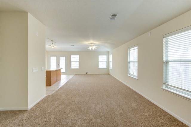 20218 Cypresswood Gln, Spring, TX 77373 - unfurnished room featuring light carpet and a ceiling fan