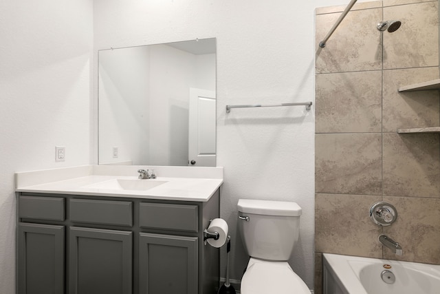 6223 Milbridge Creek Ln, Katy, TX 77493 - bathroom featuring vanity and bathing tub / shower combination
