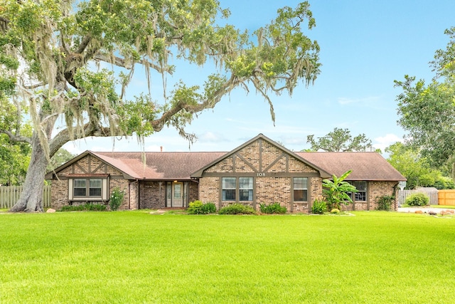 108 Laurel Valley Dr, West Columbia, TX 77486 - view of front of property with brick siding and a shingled roof