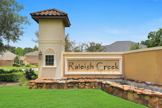 12806 Durham Creek Ln, Tomball, TX 77375 - community sign with a lawn