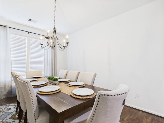 6003 Rivergrove Bend Dr, Humble, TX 77346 - dining room with a chandelier and wood finished floors
