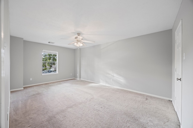 3307 La Seine Ln, Spring, TX 77388 - spare room with ceiling fan and carpet flooring