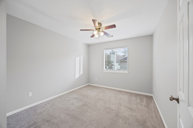 3307 La Seine Ln, Spring, TX 77388 - carpeted spare room with ceiling fan and baseboards