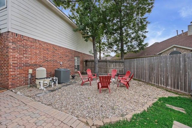 3307 La Seine Ln, Spring, TX 77388 - view of patio