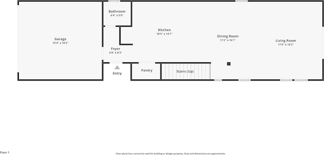 406 E 33rd St, Houston, TX 77018 - view of home floor plan
