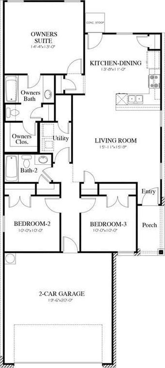 5630 Tabula Rasa Dr, Katy, TX 77493 - view of floor plan / room layout