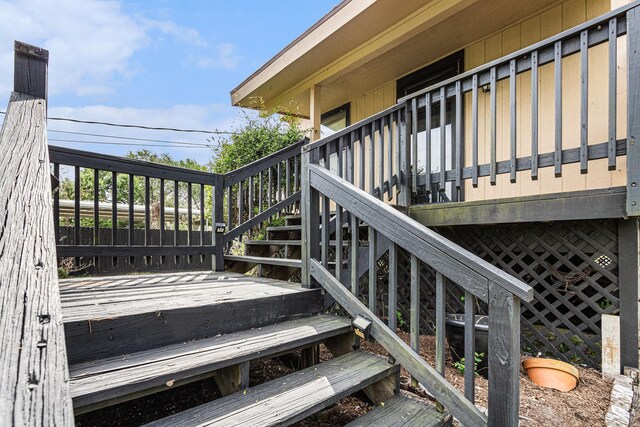 6302 Amie Ln, Pearland, TX 77584 - deck featuring stairs