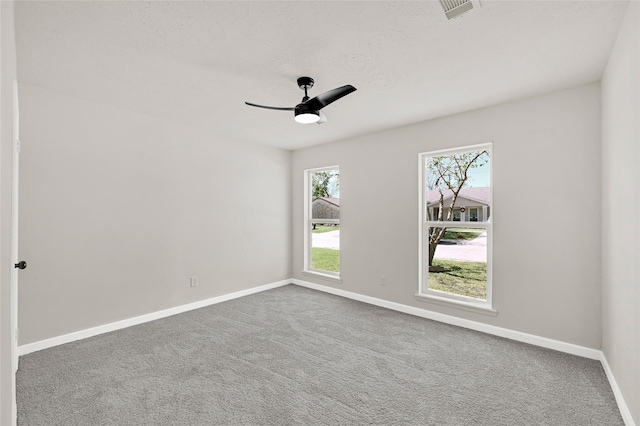 11807 Oceanview St, Missouri City, TX 77071 - carpeted spare room with a ceiling fan and baseboards