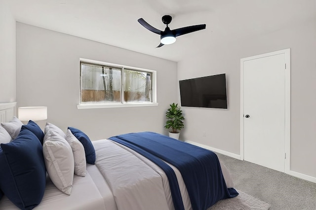 11807 Oceanview St, Missouri City, TX 77071 - bedroom featuring carpet floors and a ceiling fan