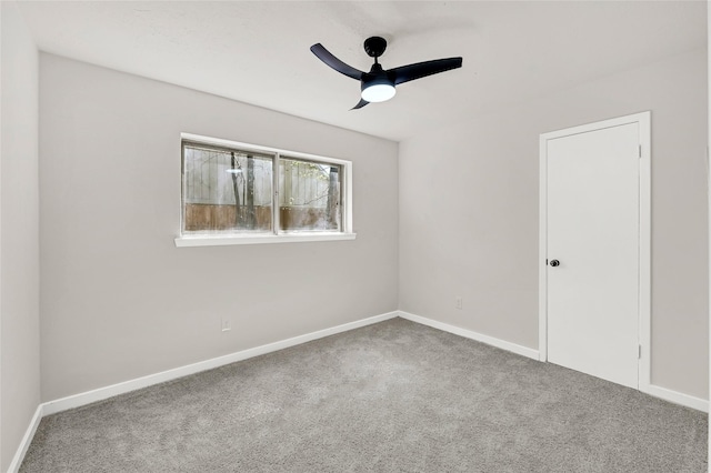 11807 Oceanview St, Missouri City, TX 77071 - unfurnished room featuring a ceiling fan and carpet flooring