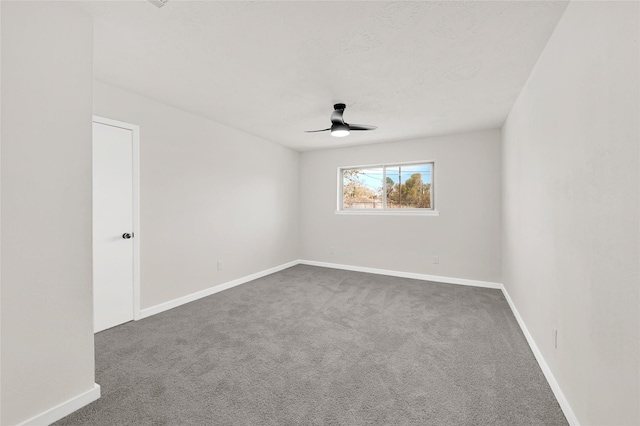 11807 Oceanview St, Missouri City, TX 77071 - carpeted spare room with ceiling fan and baseboards