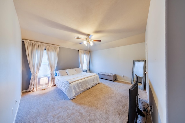 9415 Cholla Hill Ct, Houston, TX 77064 - carpeted bedroom with a ceiling fan and baseboards