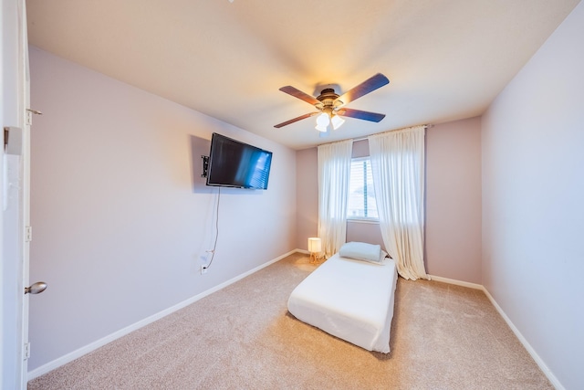 9415 Cholla Hill Ct, Houston, TX 77064 - sitting room featuring a ceiling fan and light carpet