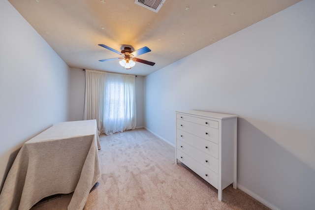 9415 Cholla Hill Ct, Houston, TX 77064 - unfurnished bedroom featuring light carpet and a ceiling fan