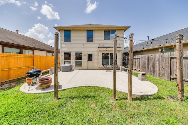 9415 Cholla Hill Ct, Houston, TX 77064 - rear view of property featuring a patio area and a fenced backyard