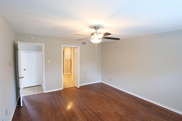 20246 Pittsford Dr, Katy, TX 77450 - unfurnished bedroom featuring wood finished floors and ceiling fan