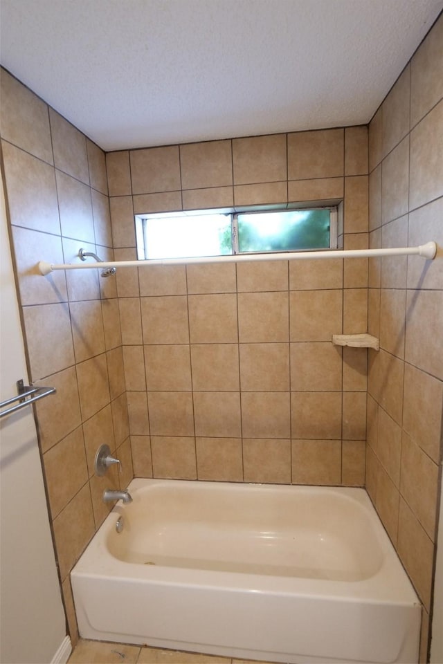20246 Pittsford Dr, Katy, TX 77450 - full bathroom with a textured ceiling and shower / bathtub combination